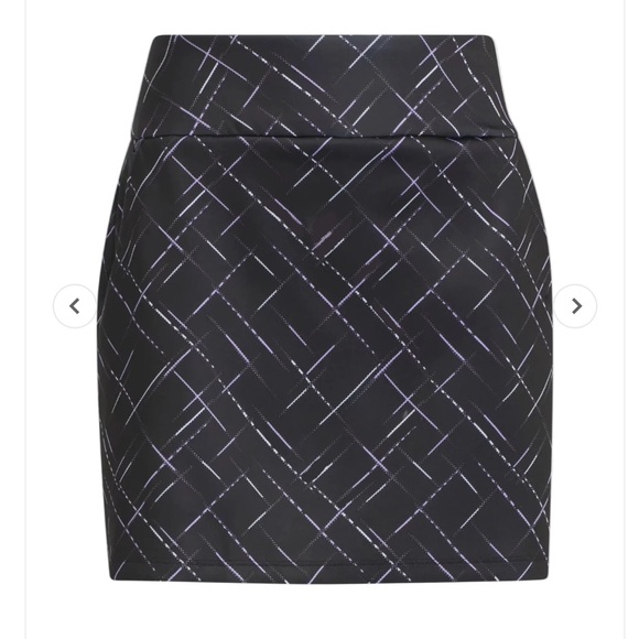 Colorful Adidas Ultimate 365 Printed Skort Black & Plum Size Large NWT - Picture 3 of 9